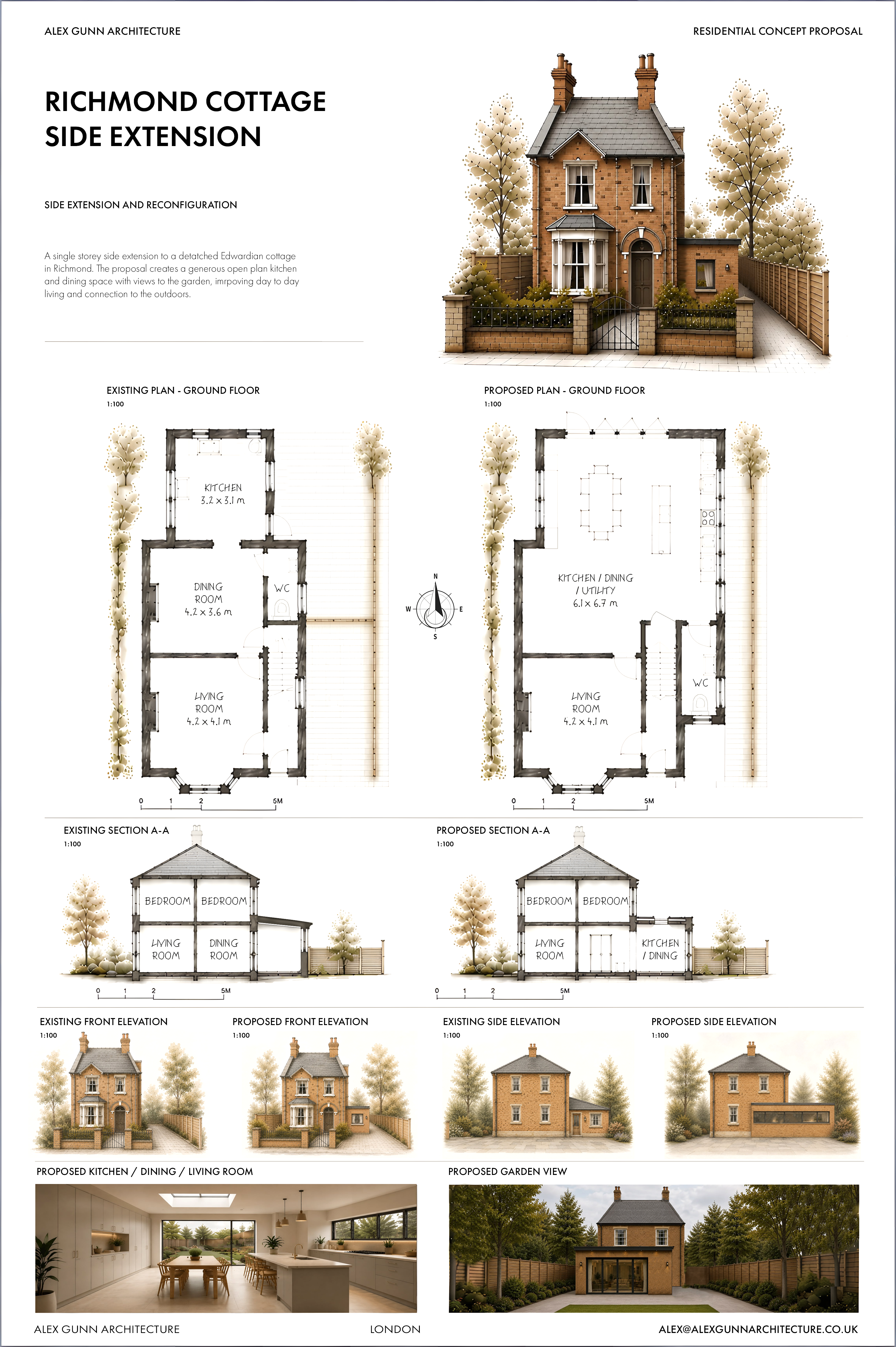 Richmond cottage side extension